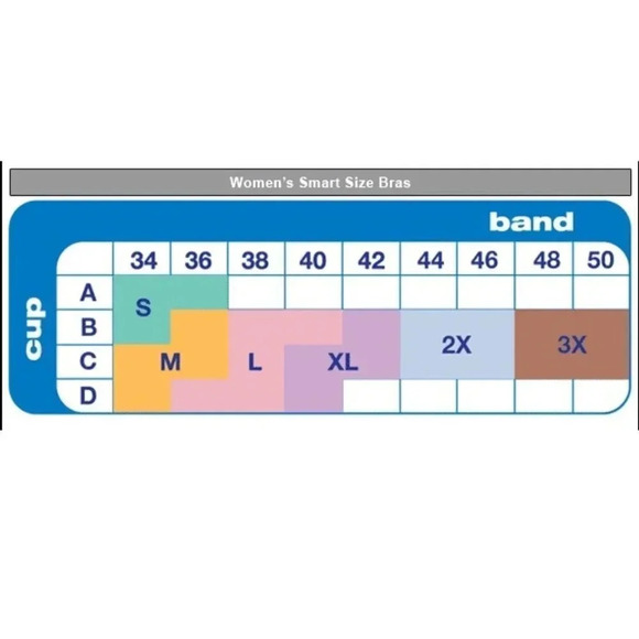 Medium Hanes G260‎ WireFree Soft Cup Bra Red Stripe - Picture 4 of 4